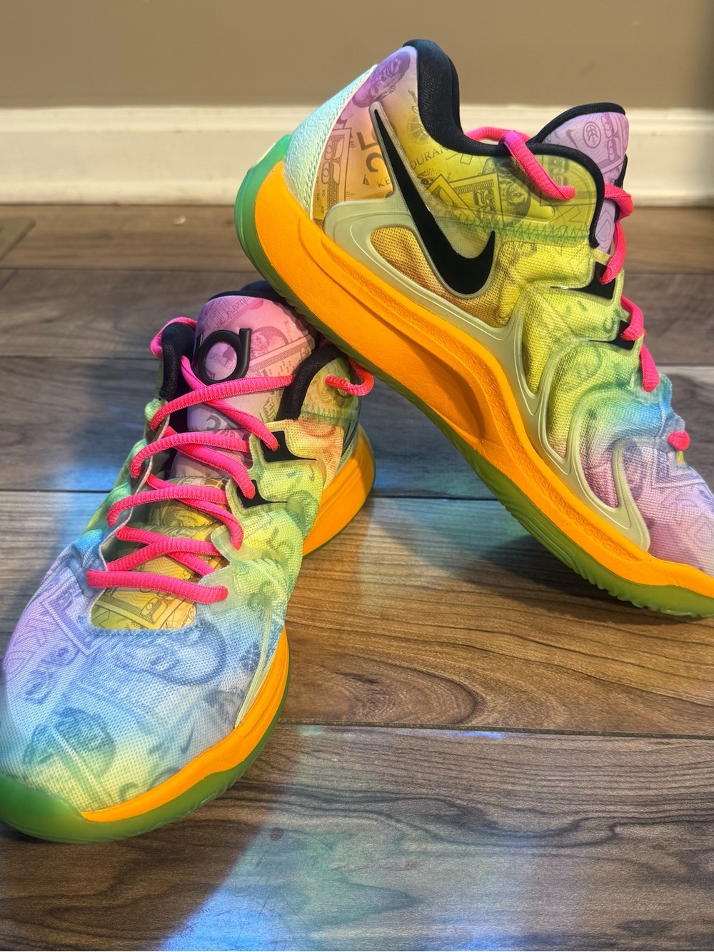 Nike Multicolor limited Kevin Durant All-Star Easy Money Shoes KD17 Men size 9